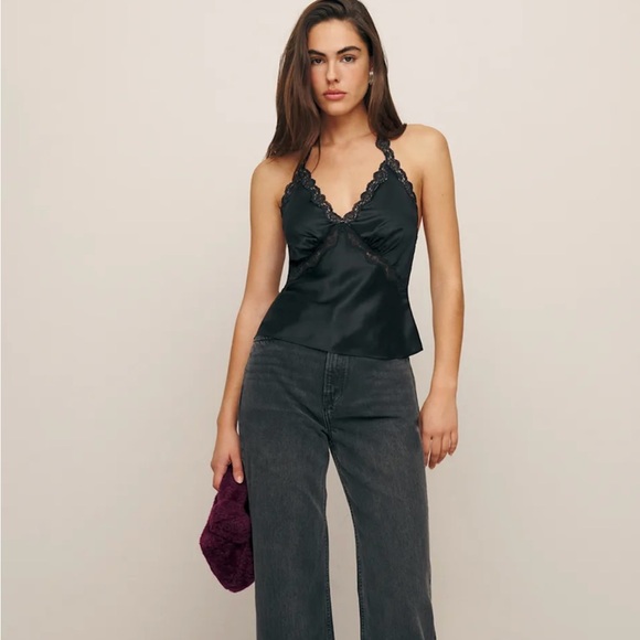 Reformation Monica Silk Top NWT - Picture 4 of 8